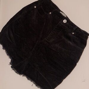 Corduroy Mini Skirt
